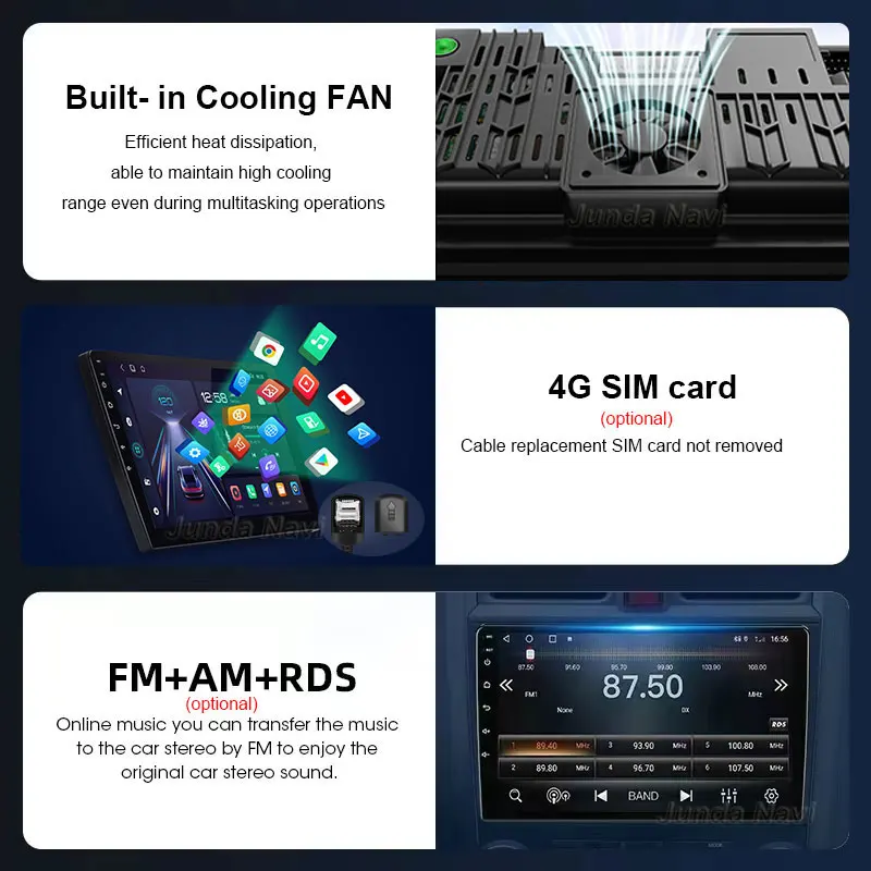 Rádio automóvel para Nissan Navara, Android 14, leitor de vídeo multimédia, GPS, 4G Carplay, Autoradio, 2K QLED Head Unit, Colo, D40, 2004-2010