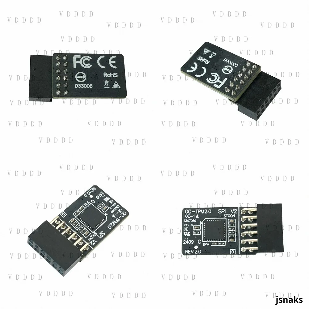L... TPM2.0 SPI Security Module 12pin-1 SLB9672 For GIGABYTE X870E AORUS ELITE WIFI7