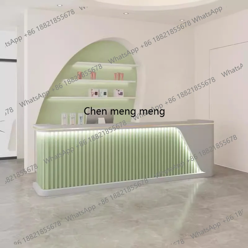 Drawer Unique Reception Desks Executive Shop Modern Bar Reception Desks Minimalist Company Comptoire Accueil Lounge Furniture