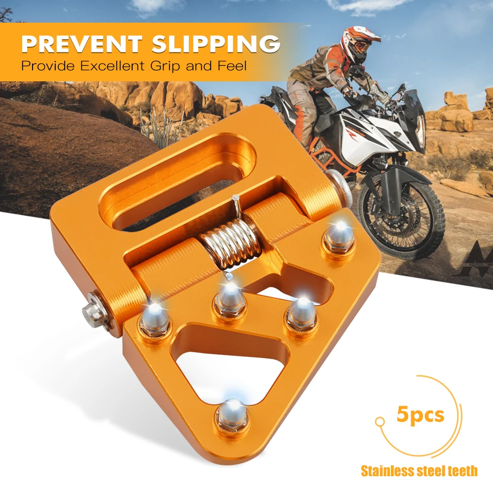 

For KTM 690 Enduro SMC R 390 Adventure 390 790 890 990 950 1050 1190 1290 Super Adventure R S T Rear Brake Pedal Step Tip Plate