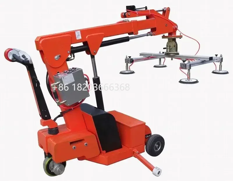 YG Customized 200kg 300kg Mini Small Full Electric Driving Vacuum Lifter Robot For Installing Glass Window And Doors
