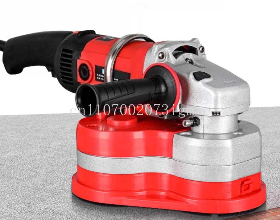 5800W handheld three-head dust-free grinder cement floor grinding small grinder