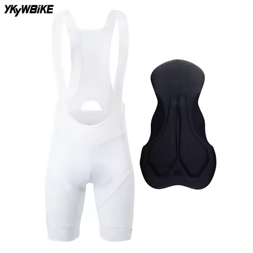 YKYWBIKE Men's Cycling Bib Shorts Road Bike Bibs Bicycle Tights Cycling MTB Bib Pants  with 6 Hours Padded Belgium Padding - Image 14