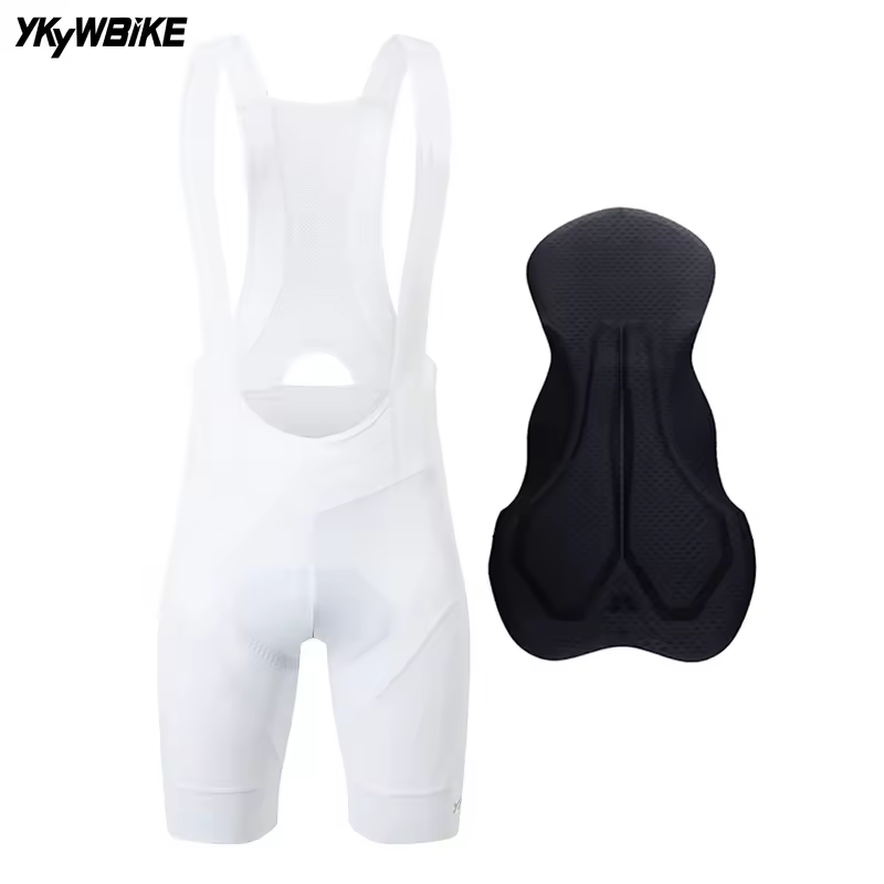 YKYWBIKE Men's Cycling Bib Shorts Road Bike Bibs Bicycle Tights Cycling MTB Bib Pants  with 6 Hours Padded Belgium Padding - Image 14
