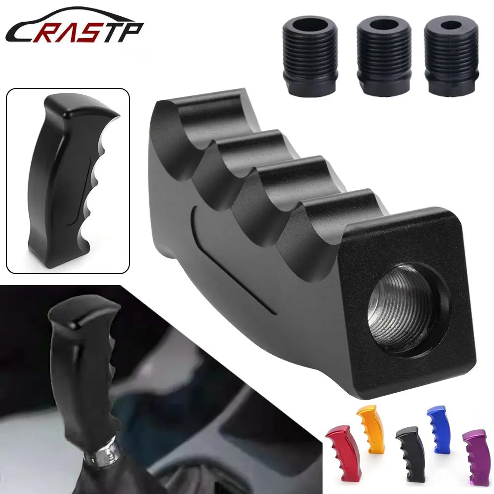 

RASTP-Car Gear Shift Head Knife Shape Handle Manual Transmission Aluminum for Most Car Decorations Accessories SFN231