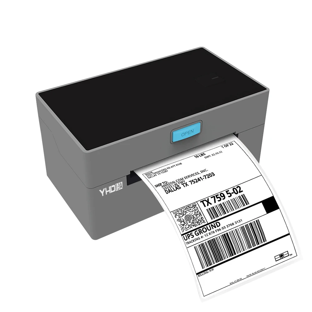 9220 4 inch Thermal Postal Parcel Printer Support Android iOS Windows Label Printing 4x6" USB/WIFI/BT Connection Optional