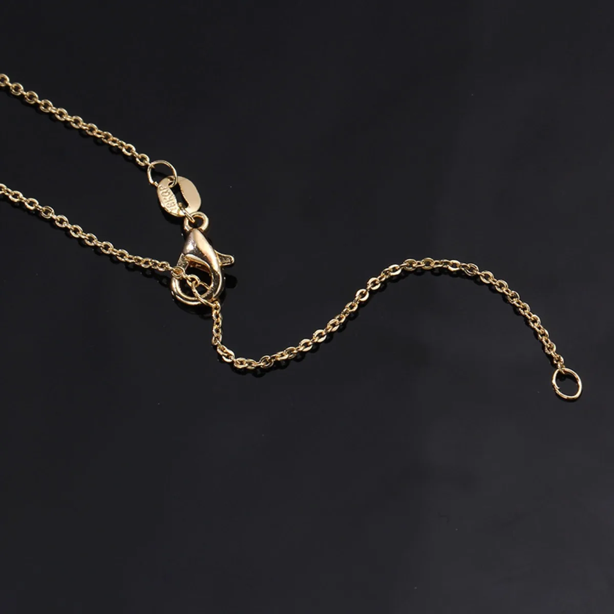 Brass 14K Gold Plated Color Retention Chain, Swan Choker Minimalist Necklace DIY Jewelry Accessories For Pendant