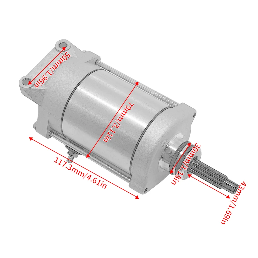 

Motorcycle Starter Motor Starting For Polaris RZR 4 XP TURBO Ranger Crew ACE 900 EPS XC EFI General 1000 OEM：4014548 4014037