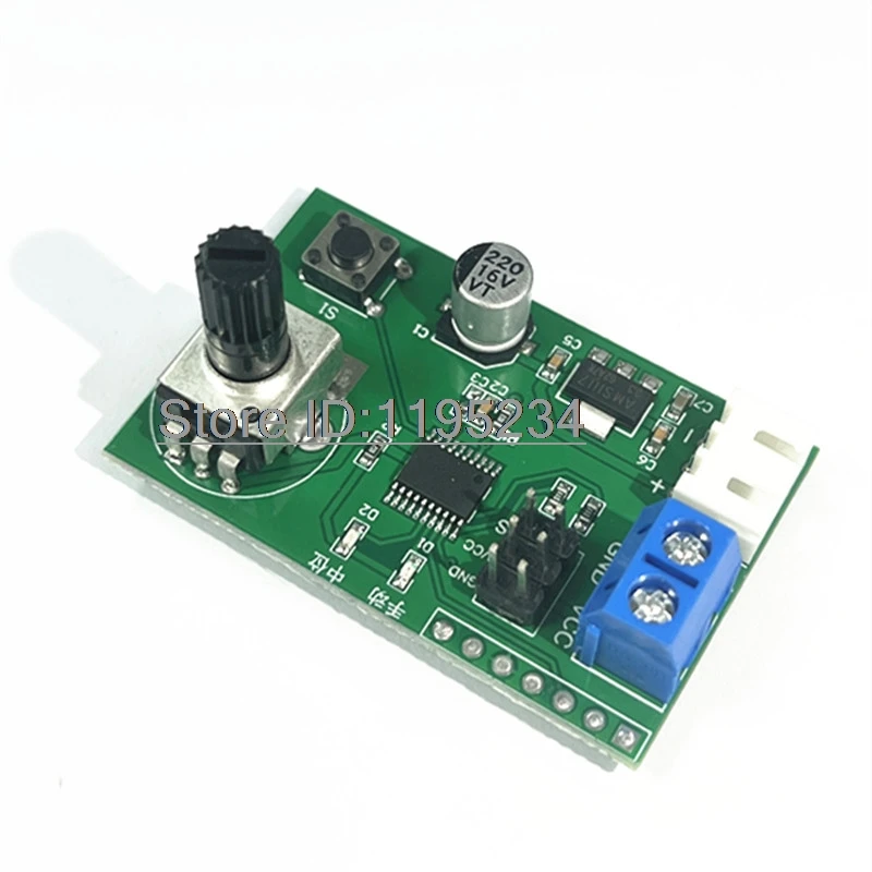 DC 5V-9V Dual Channel Servo Motor Drive Module Controller Debugger for SG90/MG995/MG996 Robot Servo Control Module