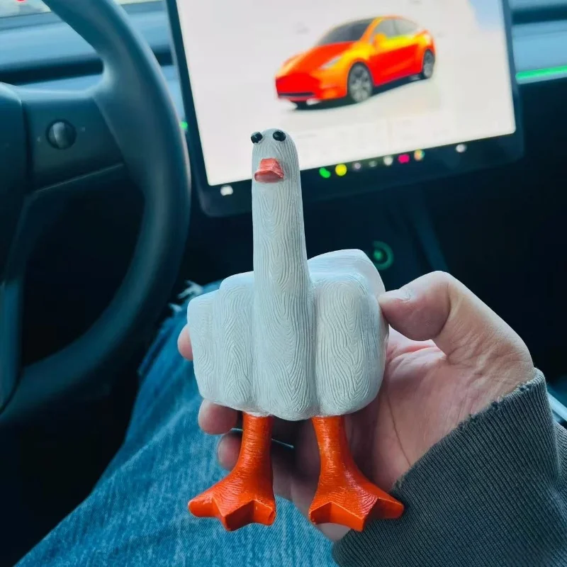 

In Stock Ornament Figurine Collection Model Creative And Weird Innovation Gifts Fishing Skull Witch Middle Finger Duck Octopus