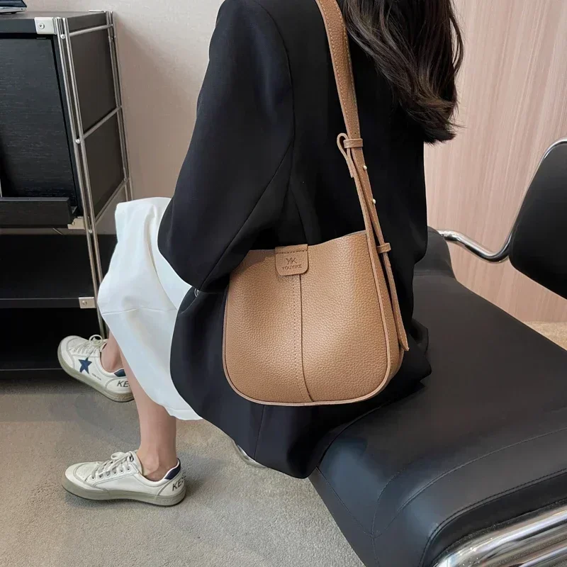 Hot Selling High-quality PU Women\'s Shoulder Bag 2024 New Fashionable Crossbody Bag Large Capacity Composite Bag