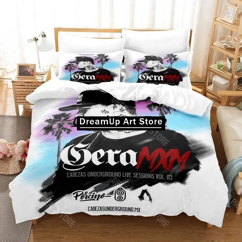 Juego de cama Gera MX Singer impreso en 3D para niños y niñas, funda de edredón, funda de almohada, tamaños Twin, Queen, King, Full, Single, Double