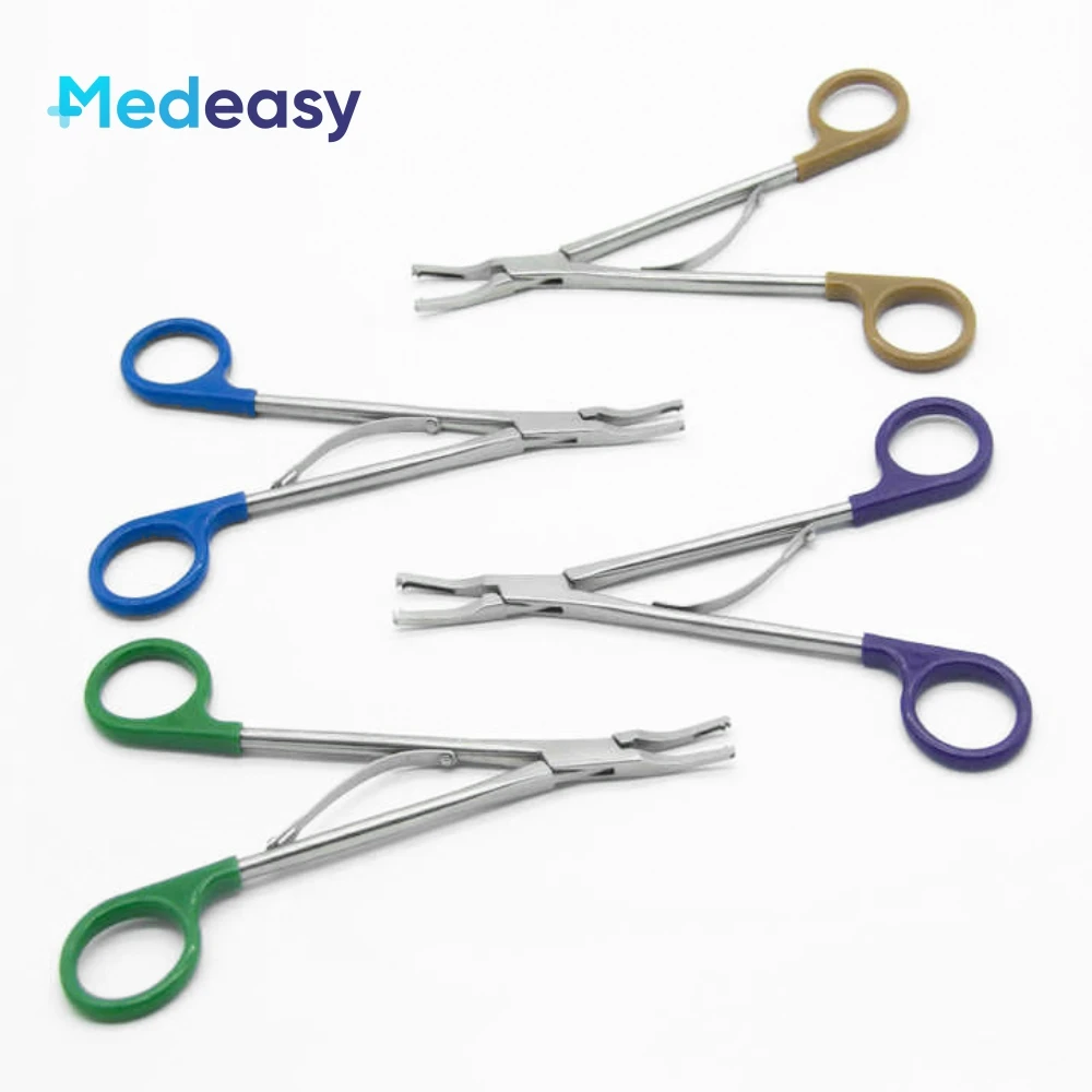 

Open Surgery Hemolok Clip Applicator Medical Polymer Clips Applier 200/270mm