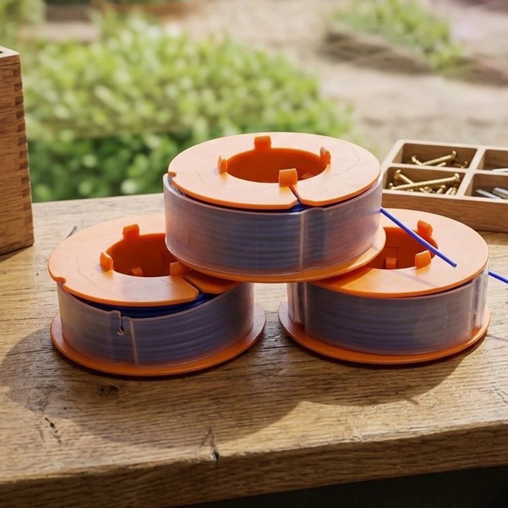 Replacement Spool Set 3 pcs with Protective Cover for Bosch For ART23 ART26 ART30 Grass Trimmer F016800175 BOTH02For ART2303