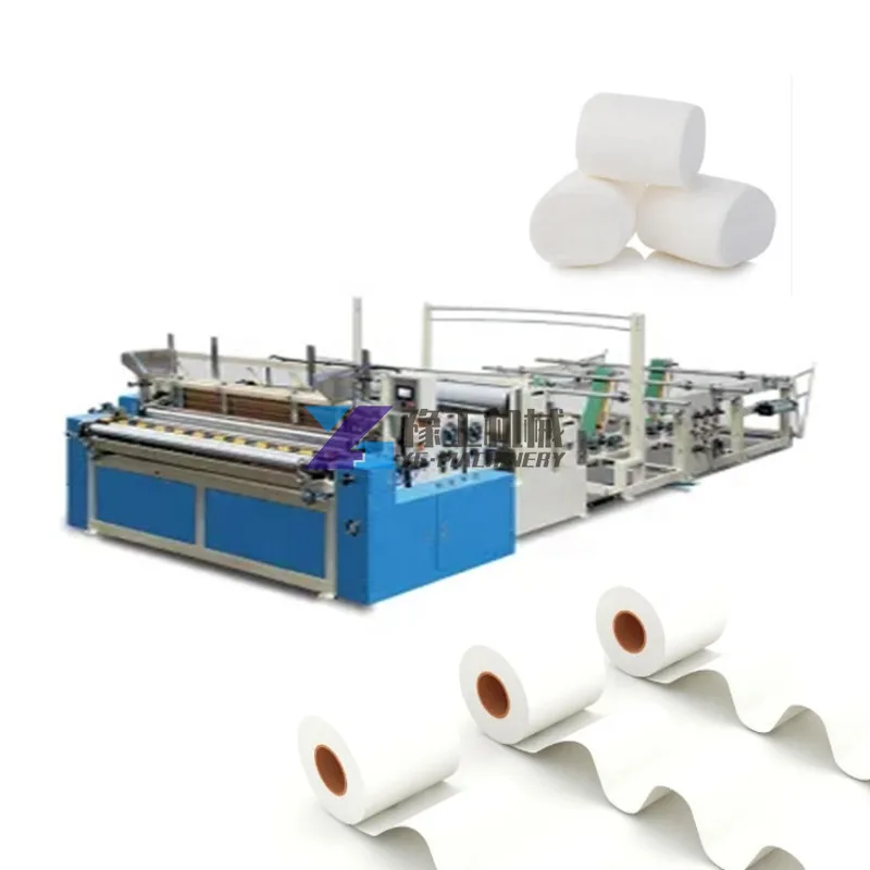 High Speed Bottom-feeding Paper Rewinder Machine Paper Rewinding Machines with Plc