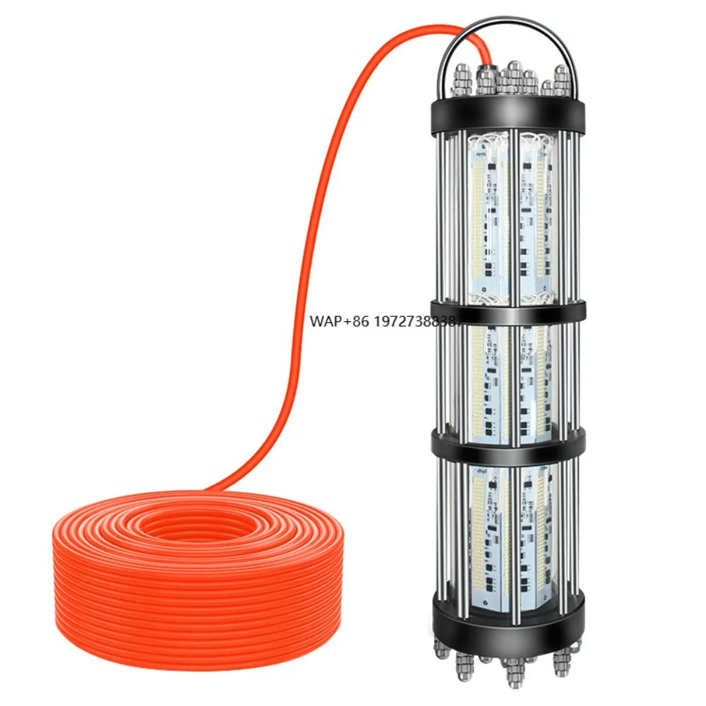 Dimmable Diving Light Deep-sea Boat Bait Fishing Lure Fish Light Underwater Gathering Squid Gadus Trawler Tuna LED Catching Fish