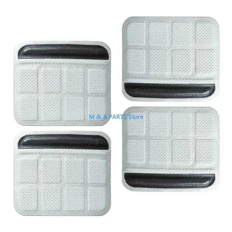 

U1JF 4Pcs Washable Helmets Foam Cushion Set with Chin Cup for Enhanced Riding Comfort