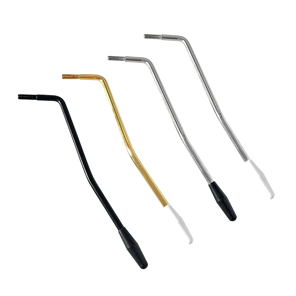 Púa de instrumento con mango de guitarra eléctrica, 5MM/6MM, para Fender & Squier Strat, 5mm, punta negra/blanca, brazo trémolo, barra Whammy, 1 ud.