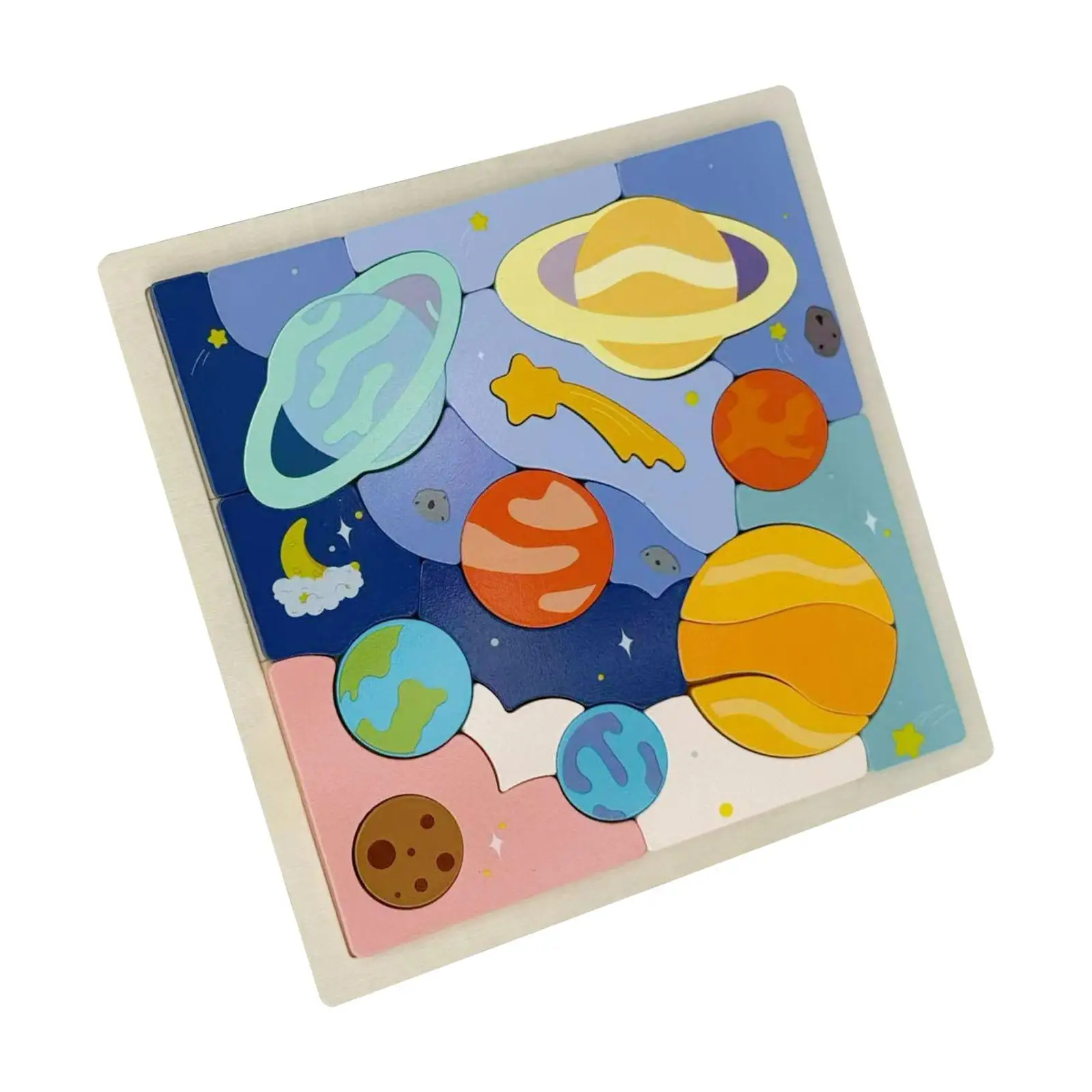 어린이를 위한 나무 퍼즐 모양 맞추기 게임 유치원 학습 교육 퍼즐 4세 이상 소년 소녀 선물