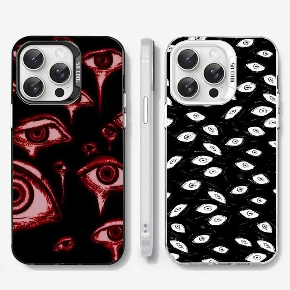 

Чехол для телефона Spooky S-Scary Eye Pattern MAISTO, цвет серебристый, чехол для Iphone 16, 15, 14, 13, 11, 12, Pro Max Xr X Xs 8, 7 Plus