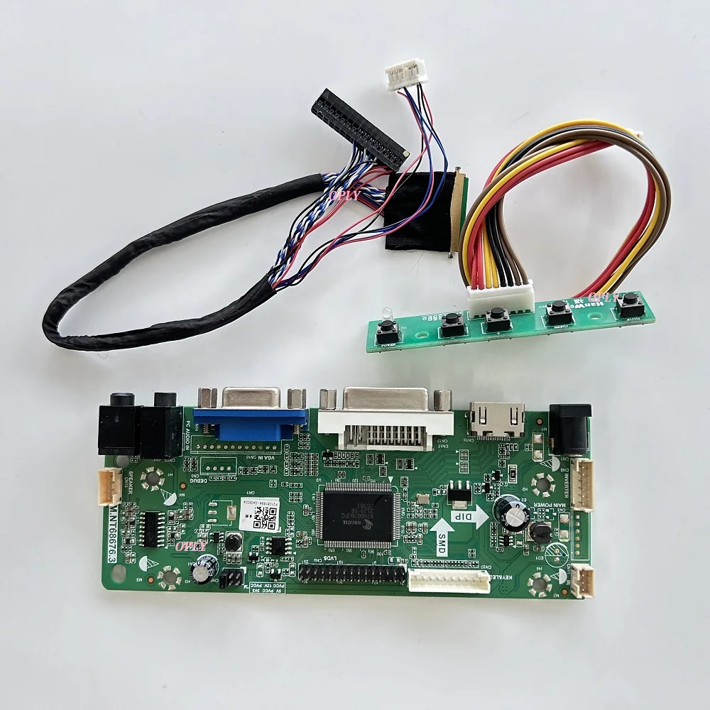 

M.NT68676 For A089SW01 V0 B089AW01 V3 B089AW01 V1 8.9" 40PIN Controller board 1024X600 LCD LED display kit Screen VGA DVI