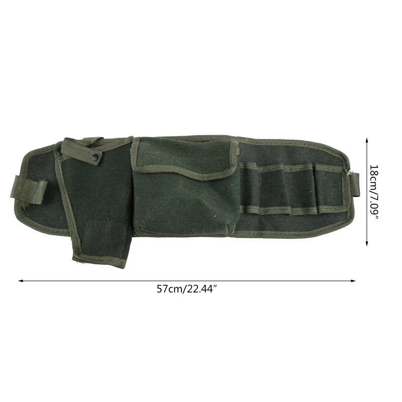 Tool Bags Multifunctional Hammer Waist Tool Bag Electrician Carrying Pouch Screwdriver Oganizer Adjustable Belt for Men