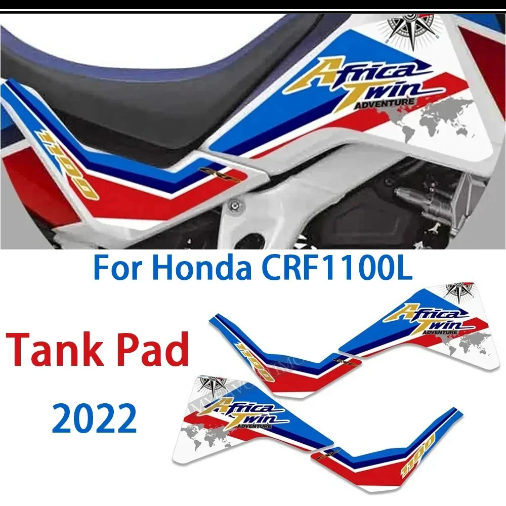 Africa Twin Protection Side Précieux Pad pour Honda, CRF1100, CRF 2019 L Adventure ADV Visor Set, Autocollants, Kit de décalcomanies, Nouveau, 2020,