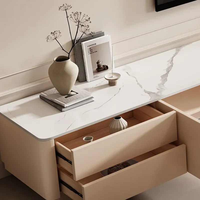 حامل تلفاز لغرفة المعيشة الجمالية، شاشة مركز الترفيه، خزانة تلفزيون إيطالية حديثة، مجلة فاخرة، أثاث منزلي من Muebles