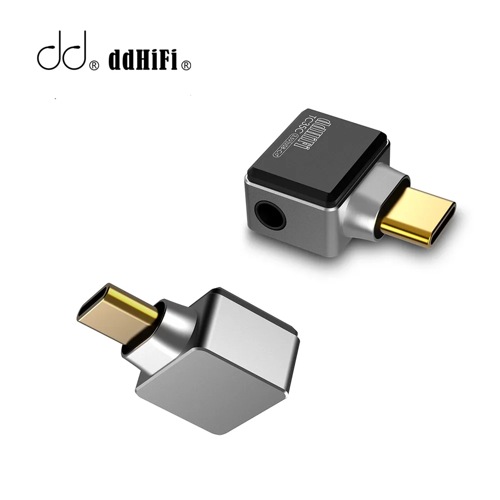 DD ddHiFi TC35C USB-C to 3.5mm Headphone Adapter Lossless Music Audio Converter ALC5686 DAC Chip 32bit / 384kHz PCM Decoding