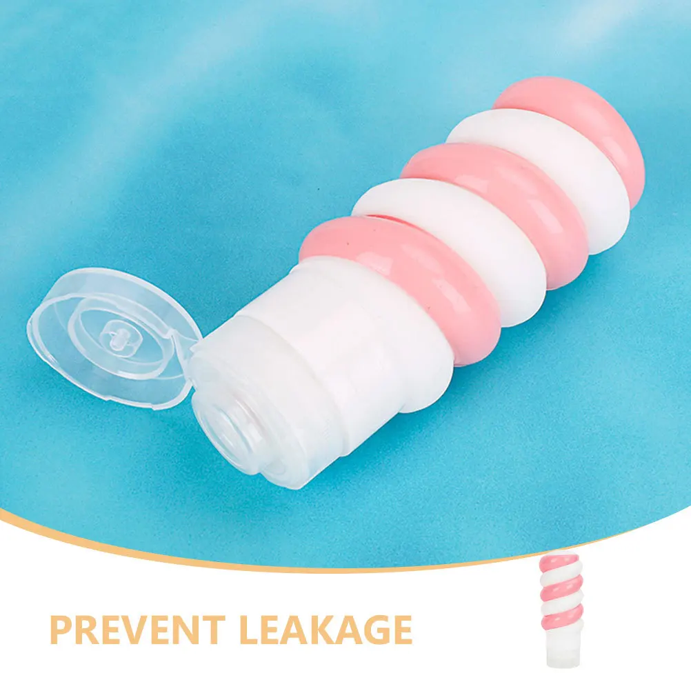 Silikon-Reiseflaschen-Set, 90 ml, nachfüllbar, Lotionsbehälter, Shampoo, Duschgel, tragbare Toilettenartikel, auslaufsicher, langlebig
