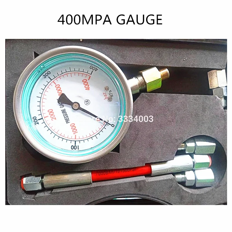 0-400Mpa 4000bar Common Rail High Pressure Tester For Diesel Oil Circuit   Plunger   Tube