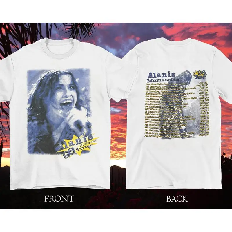 1996 Alanis Morissette Tour Collection 2-sides Unisex S to 5XL T-shirt BM392