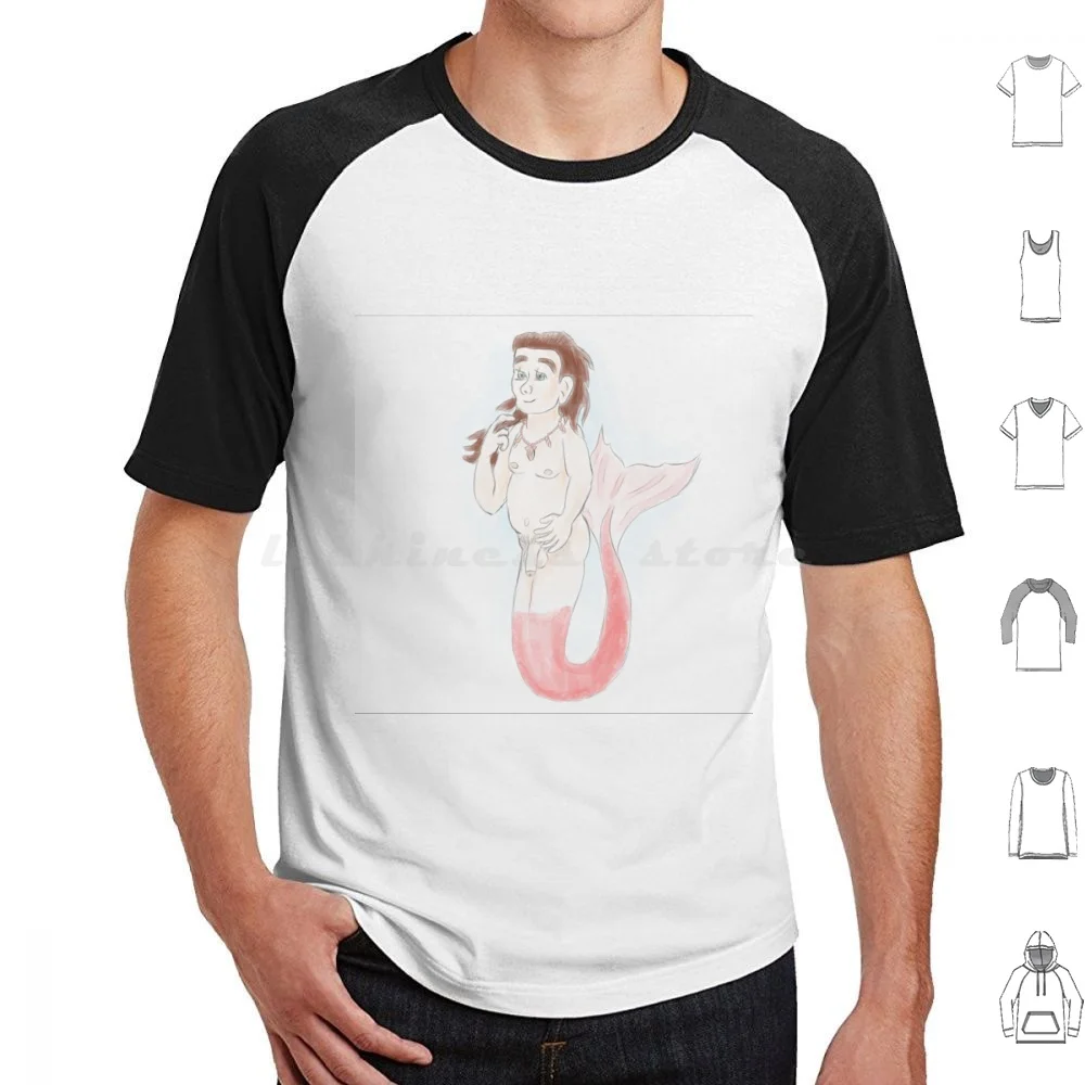 Triton 4 T Shirt Men Women Kids 6xl Merman Triton Merman Mermen Mermen Pride Shell Pearls Coral Water Underwater Erotica Erotica