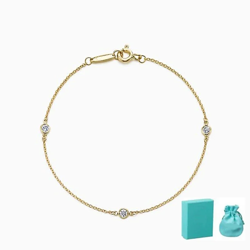 sliver 925 Letter U-Shaped Bracelet, Round Ball Hanging Lock Head, Double-Layer Bracelet, Open Double T Bracelet