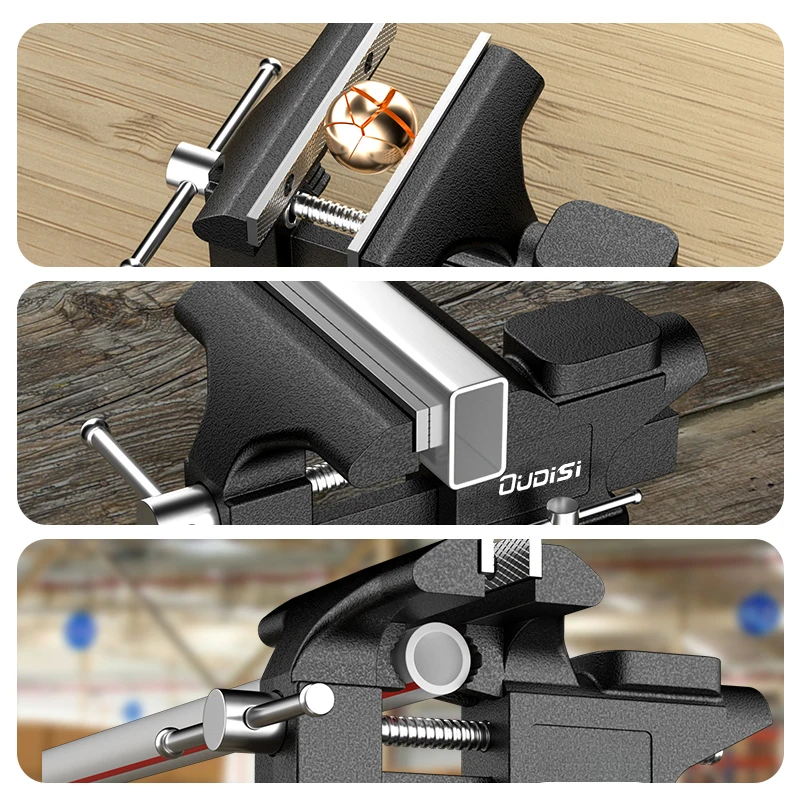 Alicate tigre doméstico multifuncional de fixação universal de 6 polegadas e alicate tigre de mesa de grau industrial