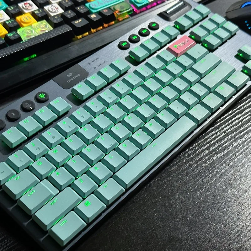 G913 Thickened Translucent Keycap for Logitech G913/G813/G915 Custom Original Handmade Keycaps for Mechanical Keyboard Gift DIY