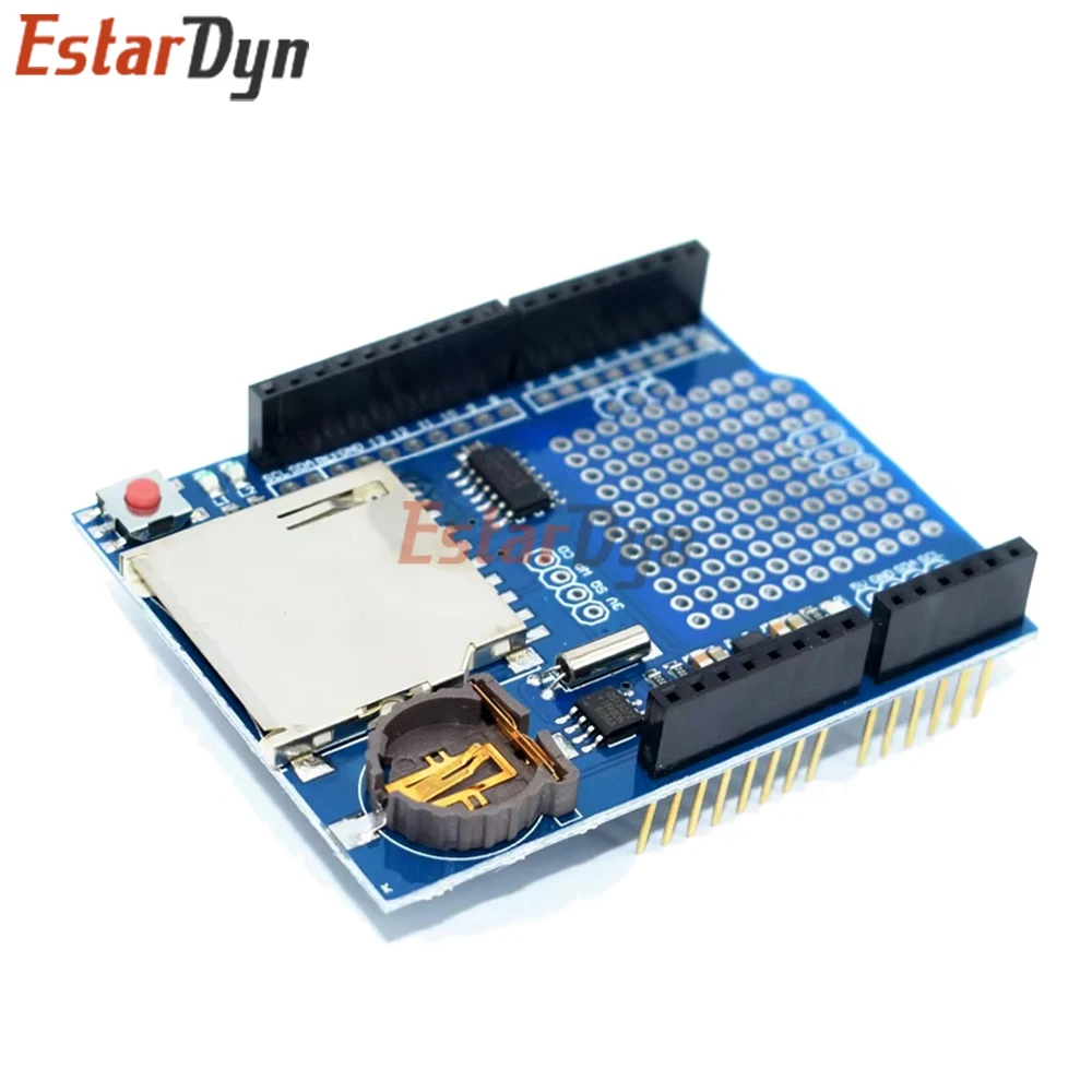 Estardyn UNO Data Logger Shield, SD Card Logging Recorder Module V1.0 for Sensor Monitoring