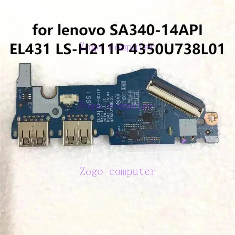 New audio IO board ls-c312p for Lenovo e31-70 e31-80 SD card reader 4350u738l01 s340-14api switch board USB board ls-h201p/HGG