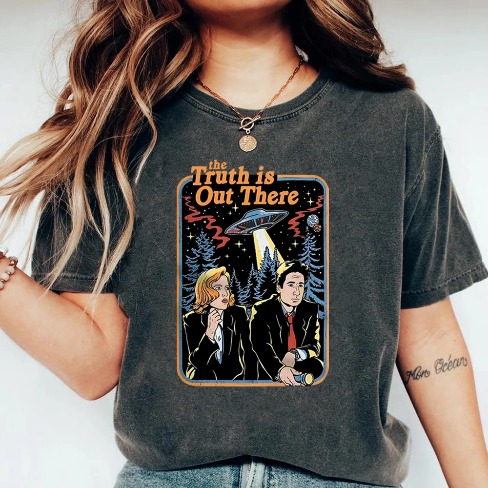 Comfort My X-Files Shirt My X-Files T-shirt The Files Top The Truth Is Out There Tee Scully and Mulder Outfit Theory Lover Gift