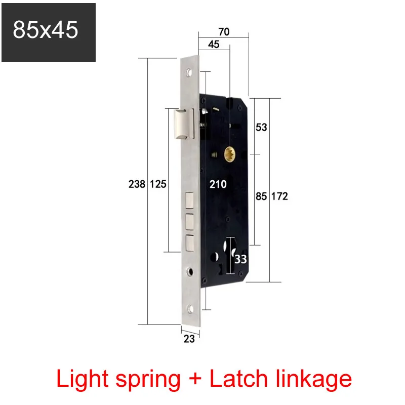 8540 lock body, indoor wooden door lock accessories  8545 bearing 8550 mute  8560 lock body  for 32mm cylinder