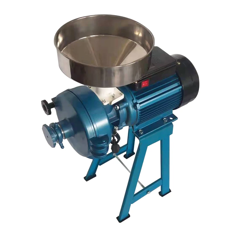 Multi-function wet and dry grinder for small grains Commercial powder grinding machine