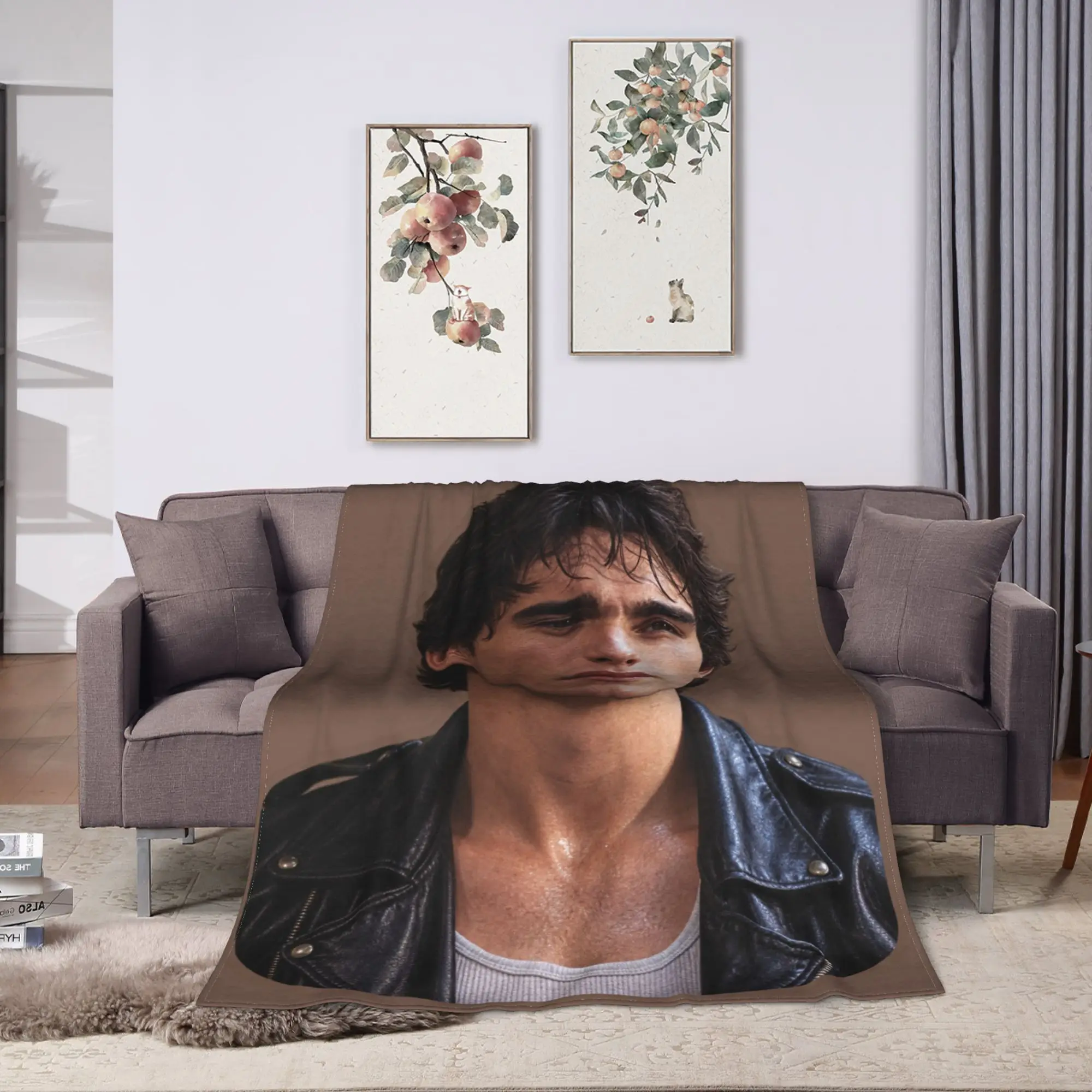 Dallas Winston The Outsiders Movie Flannel Blanket Winter Warm Soft Throw Blanket for Girls Boys Bedspread Sofa Bed Cover