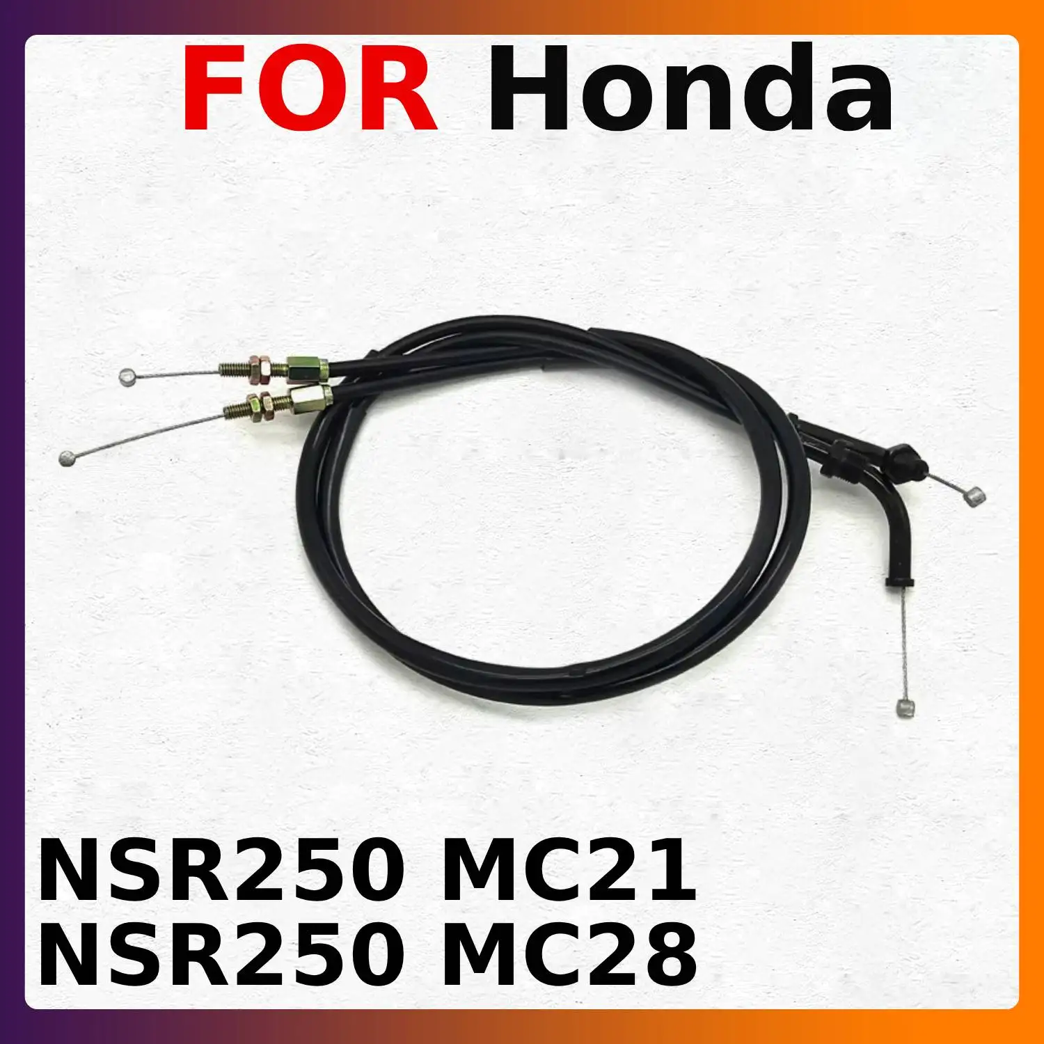 

Motorcycle Throttle Cable Wire For Honda NSR250 MC21 MC28 Motocross Accessories Motorboat Parts High Quality Brand New Moto