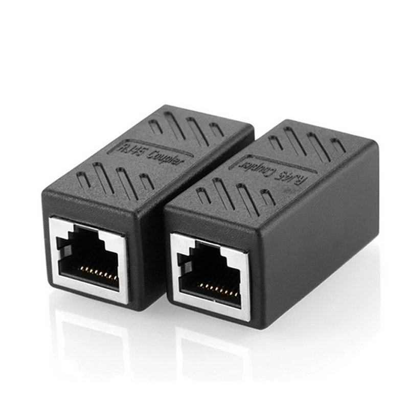 1pc RJ45 Coupler ethernet cable coupler LAN connector inline Cat7/Cat6/Cat5e Ethernet Cable Extender Adapter Female to Female