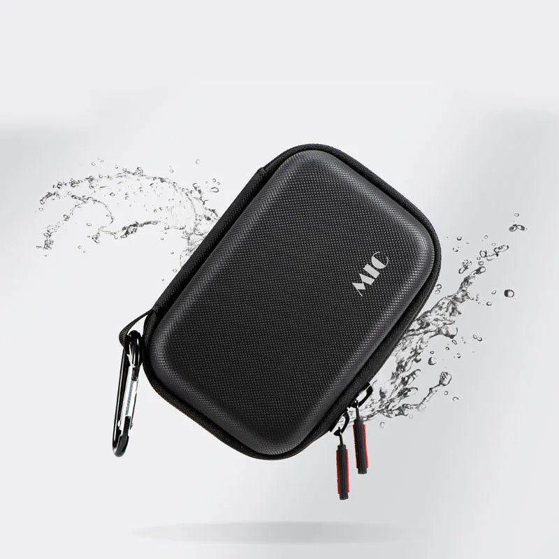Caso de armazenamento portátil saco do plutônio à prova dwaterproof água bolsa ao ar livre anti-gota caso de transporte para dji mic microfone sem fio acessórios