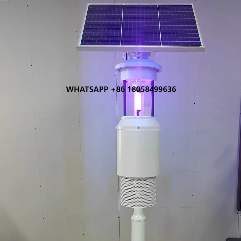 

XPH IoT Солнечная лампа для мониторинга вредителей Интеллектуальная светодиодная система обнаружения вредителей с прогнозом Световая ловушка 220 В Гарантия 1 год