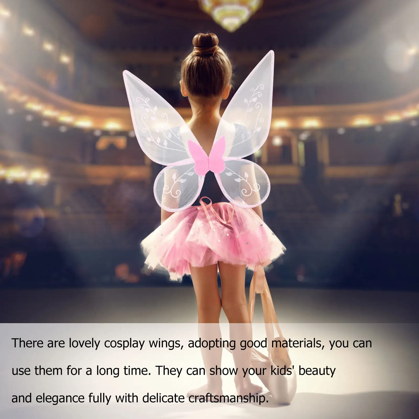 

Набор: крылья феи, декоративные крылья бабочки, цветочная повязка на голову, костюм для косплея, аксессуары для вечеринок, реквизит для ролевых игр