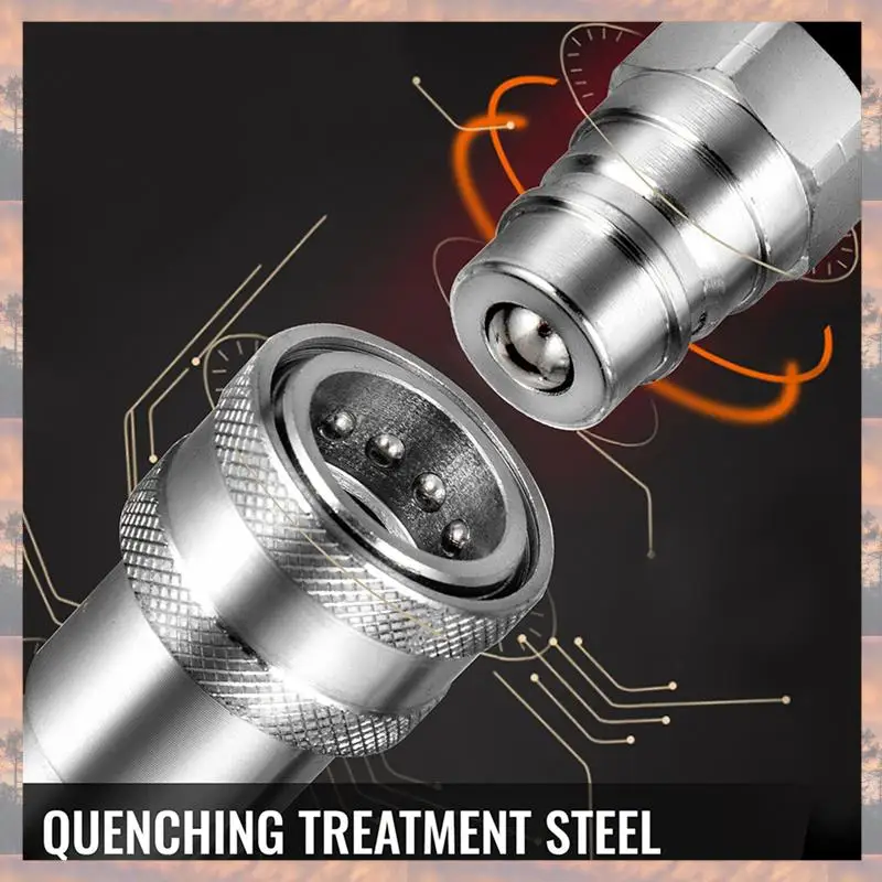 2025 Trend 4X LSQ-S4-04 1/2Inch NPT ISO5675 Hydraulic Quick Connect Tractor Hydraulic Coupler Agricultural Quick Disconnect