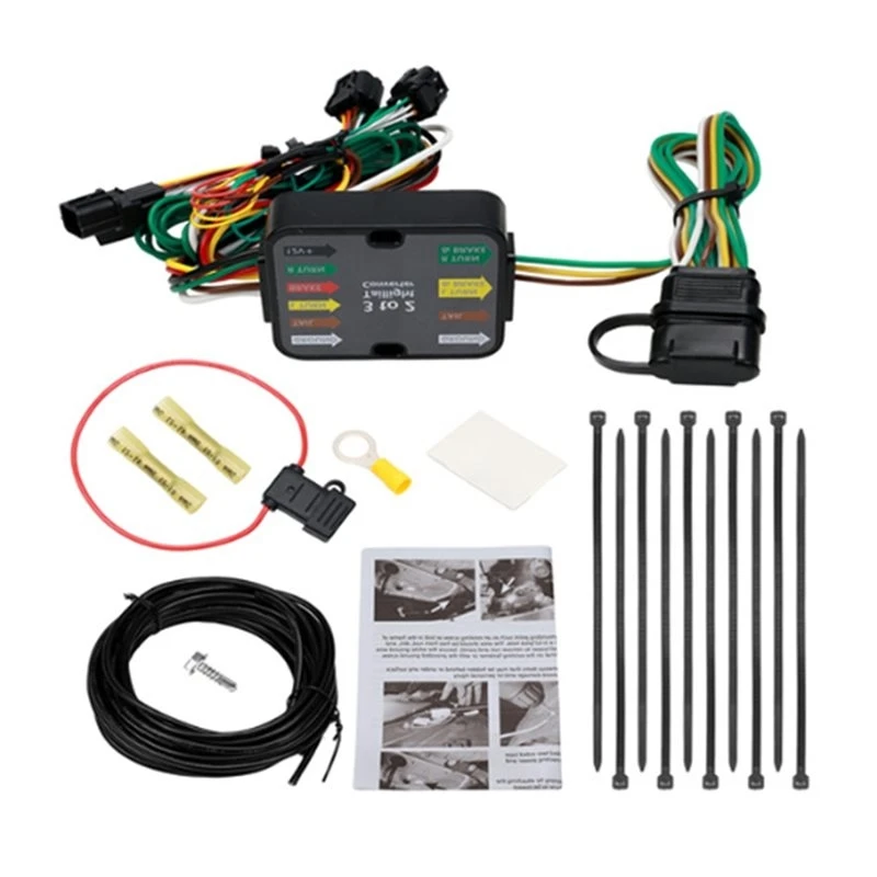 AU28-Trailer Wiring Harness Kit 1Set 56491 For 2023-2025 For Kia Telluride And Hyundai Palisade Models