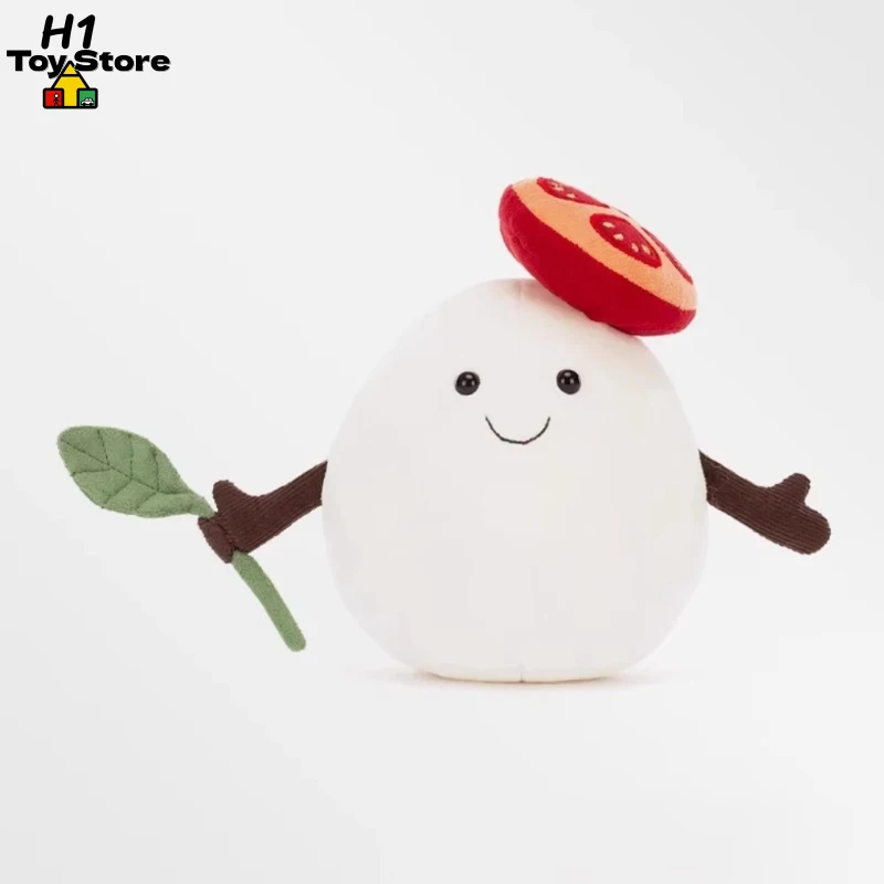 

Funny Mozzarella Cheese Plush Toy Super Soft & Squishy Stuffed Food Doll Adorable Couch Buddy & Unique Gift for Kids Children